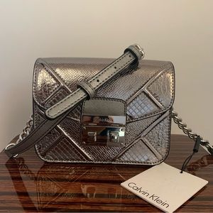CALVIN KLEIN - Metallic Mini Crossbody Bag